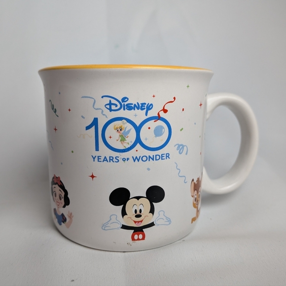 DISNEY 100 Years Of Wonder Anniversary Coffee Mug Collectible GREAT Condition - Picture 3 of 8